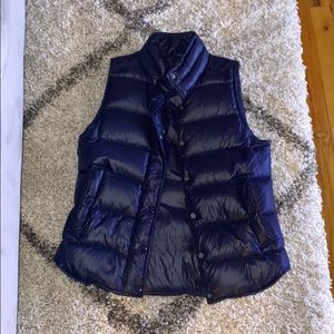 Navy blue J. Crew vest size XS